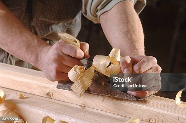 Joinery Workshop With Wood Stock Photo - Download Image Now - 2015, Activity, Art And Craft