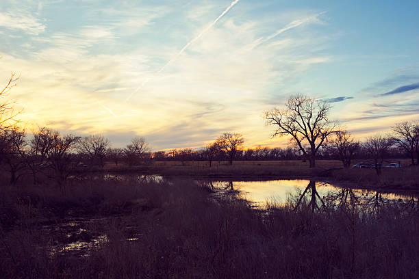 istock Sunset Over the Platte River in Nebraska 537174341