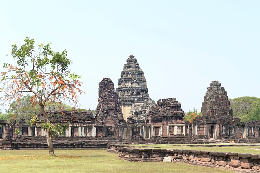 Prasat Hin Phi mai, Historical Park Phimai Khmer Sanctuary,one of important religious sanctuary,korat,thailand.