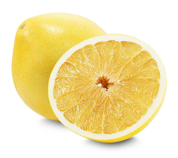 istock Pomelo or Chinese grapefruit isolated on the white background 537175781