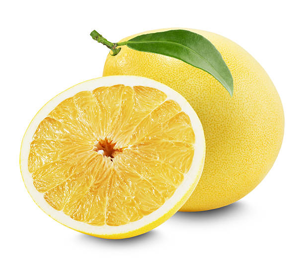 istock Pomelo or Chinese grapefruit isolated on the white background 537175791