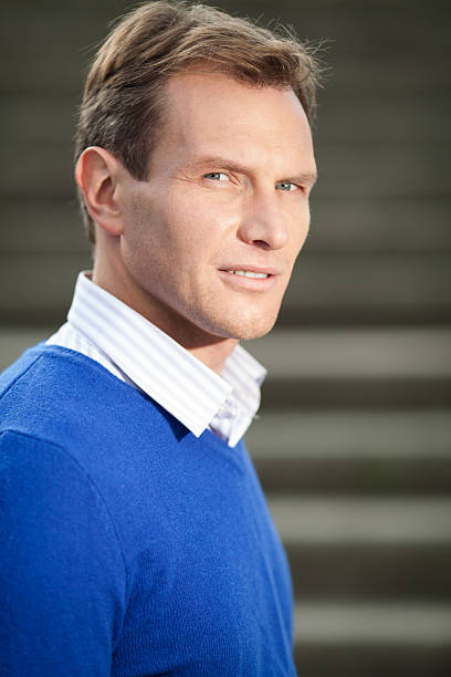 istock Portrait of pensive man 537176387