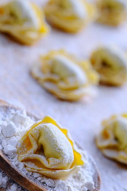 istock Preparing homemade tortellini. 537176489