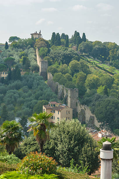 istock Old fortification walls of Florence 537177613