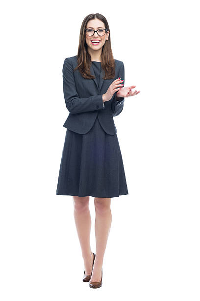 istock Businesswoman clapping in applause 537177693