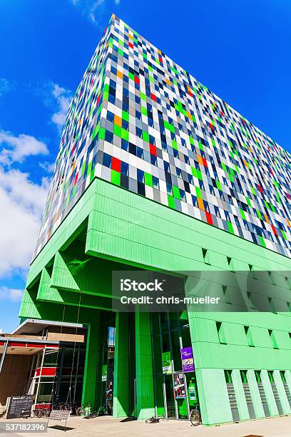Student Accommodation Building In Utrecht Netherlands Stock Photo - Download Image Now