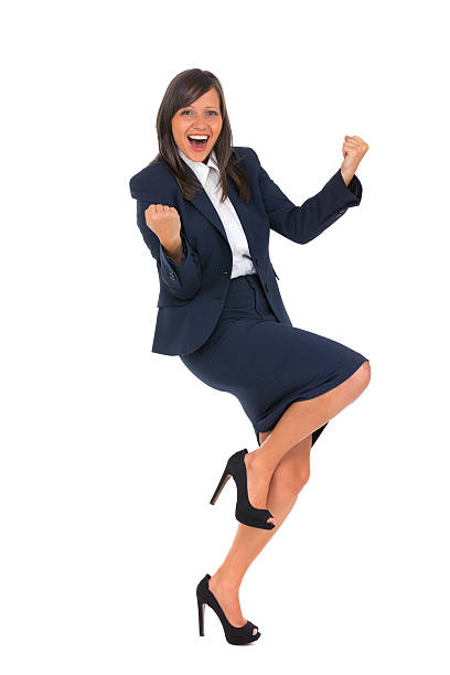 istock Excited Businesswoman 537182446
