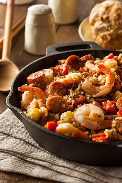 istock Spicy Homemade Cajun Jambalaya 537184565