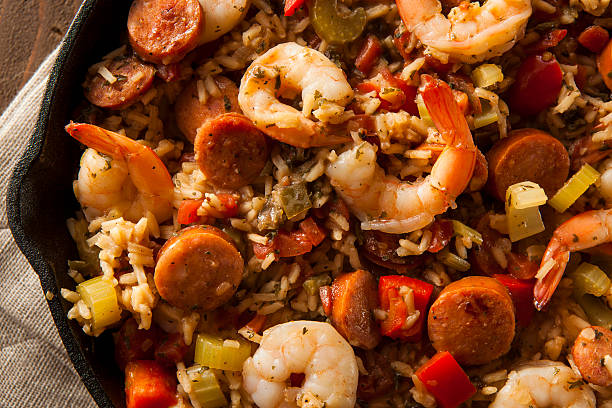 istock Spicy Homemade Cajun Jambalaya 537184573