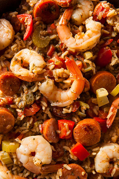 istock Spicy Homemade Cajun Jambalaya 537184583