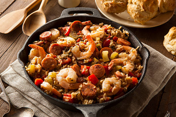 istock Spicy Homemade Cajun Jambalaya 537184595