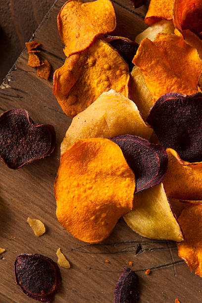 istock Healthy Homemade Vegetable Chips 537184969