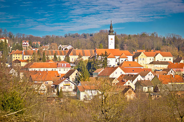 istock Town of Varazdinske Toplice view 537185605