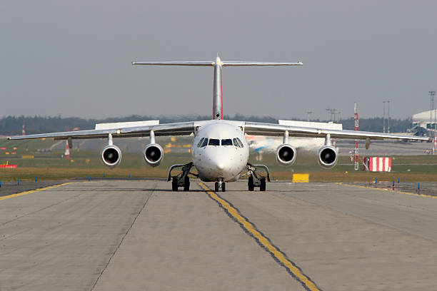 istock Aircraft on taxiway 537186983