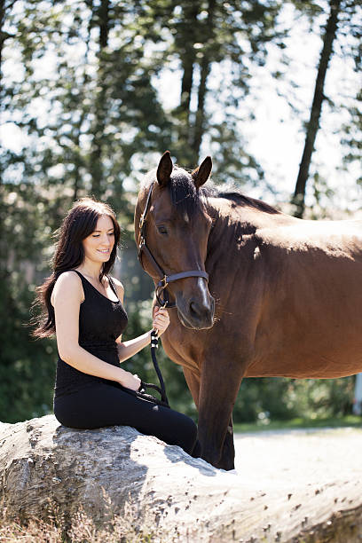 istock Girl & Horse 537187113