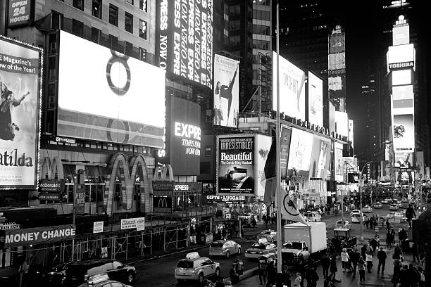 istock Time Square in New York City at night 537188265