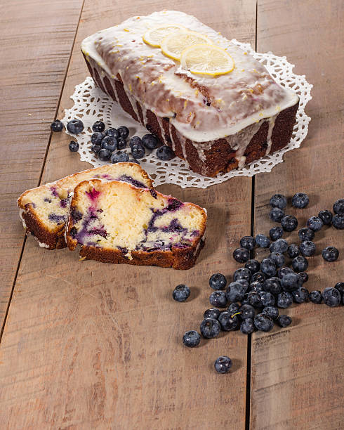 istock Blueberry coffee cake loaf with blueberries 537190401