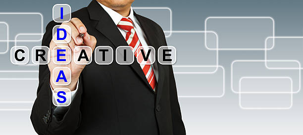 istock Businessman hand drawing Ideas and Creative 537190717