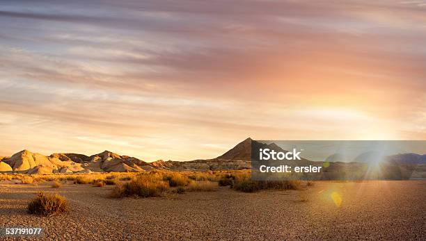 Sunset Stock Photo - Download Image Now - Desert Area, Backgrounds, Sunset