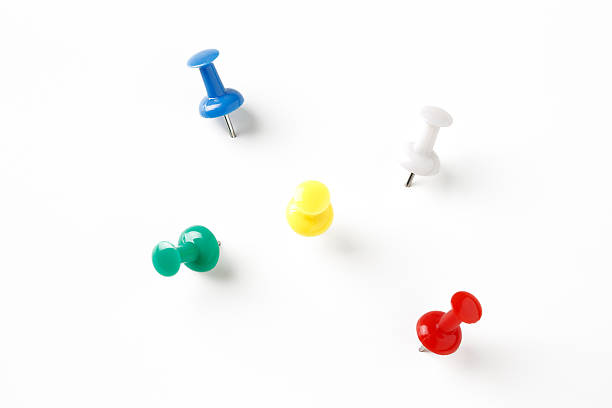 istock group of map pins on the white background 537191445