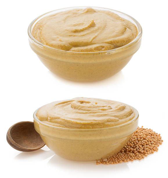 istock mustard sauce in bowl on white 537208969