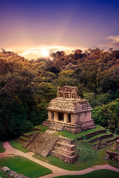 Palenque, Maya city in Chiapas, Mexico