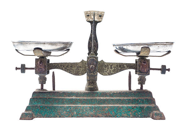 istock antique balance on white 537209943
