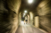 Narrow tunnel