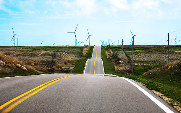 On the road in Kansas.