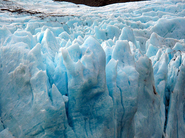 Glacier portage stock photo