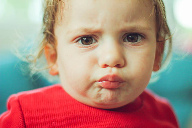 istock Baby girl facial expression 537231220