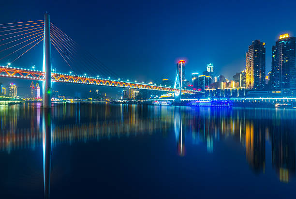 istock Cityscape of Chongqing at night 537233410