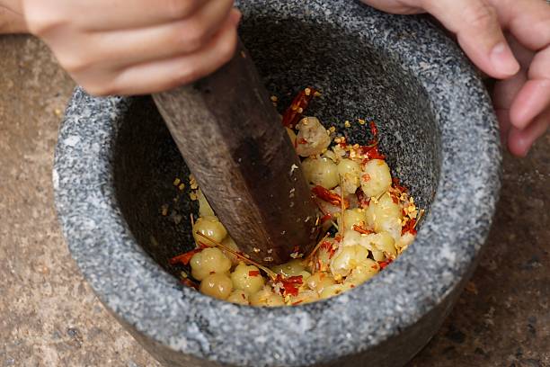 istock Thai spicy star gooseberry salad 537234432