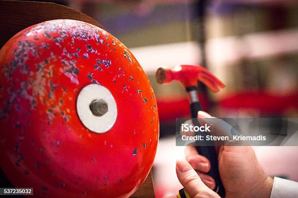 Boxing Ring Bell Stock Photo - Download Image Now - Boxing - Sport, Bell, Boxing Ring