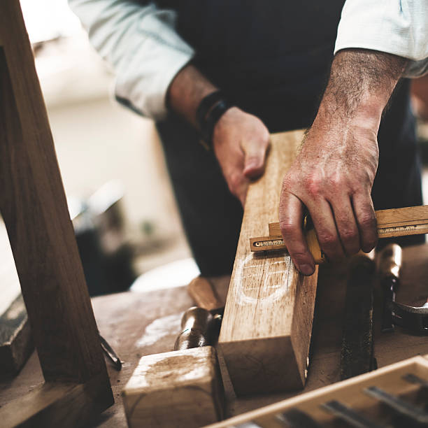 istock Handyman Occupation Craftsmanship Carpentry Concept 537236894