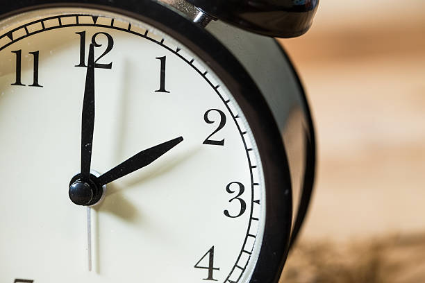 istock closeup vintage clock selective focus at number 2 o'clock 537237716