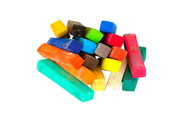 istock chalk Pastels Set for Art Drawing Scrapbooking isolated on white 537237882