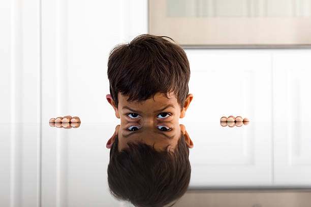 istock Little Boy Fooling Around At The Kitchen Counter 537240040