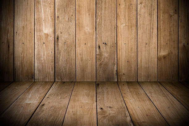istock wood room, wood box for background 537241724