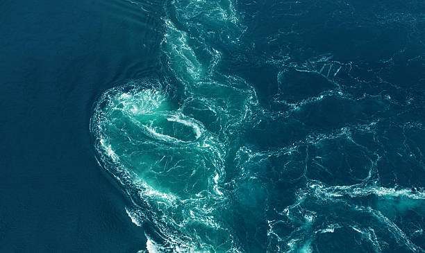 istock Aerial view of breaking ocean waves 537243304