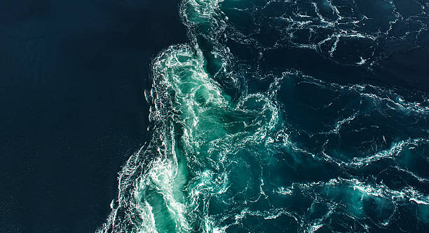 istock Beautiful Blue Ocean Waves aerial view 537243382