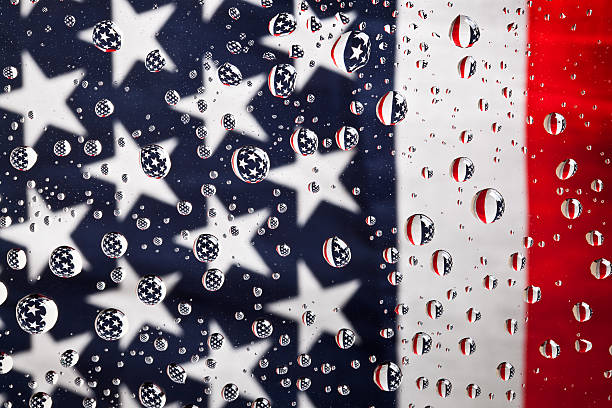 istock Stars Stripes And Water Drops 537243617
