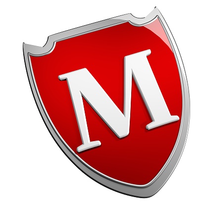 M Shield Past M Shield Stock Photo - Download Image Now - 2015, Abstract, Alphabet ...