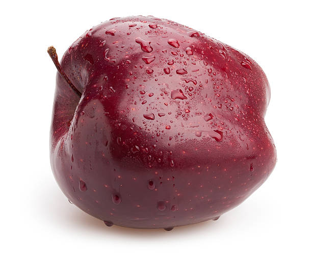 czerwone jabłka - drop red delicious apple apple fruit zdjęcia i obrazy z banku zdjęć