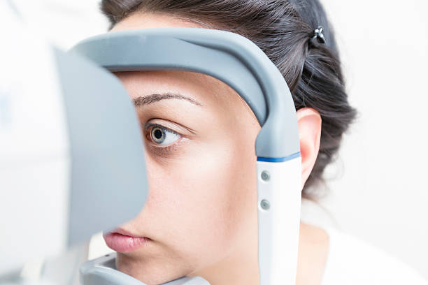 istock Eye exam in hospital 537245889
