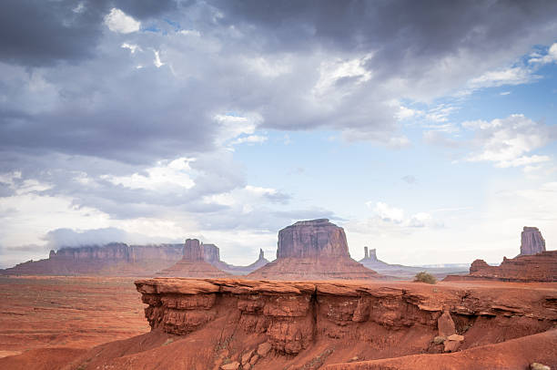 istock rock without horse in Monument valley 537246019