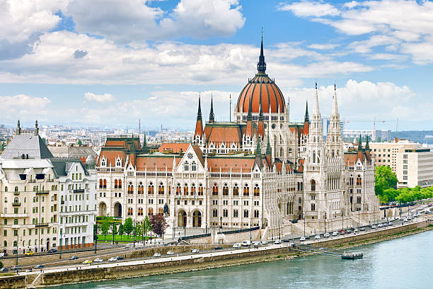 istock Hungarian Parliament at daytime. Budapest. 537248456