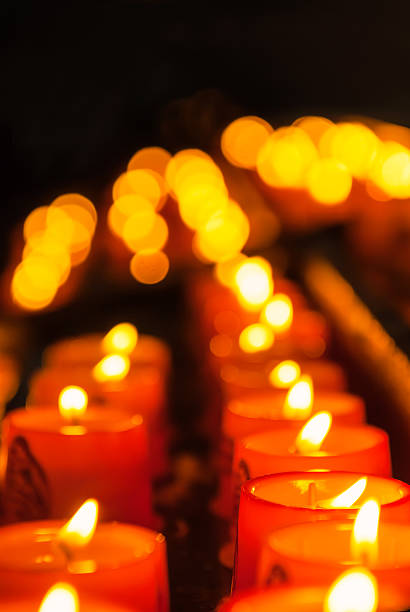 istock candles in a church 537249310