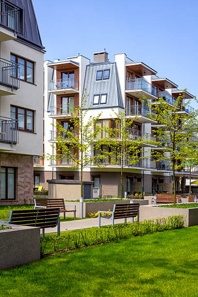 istock Modern complex of apartment buildings 537252290