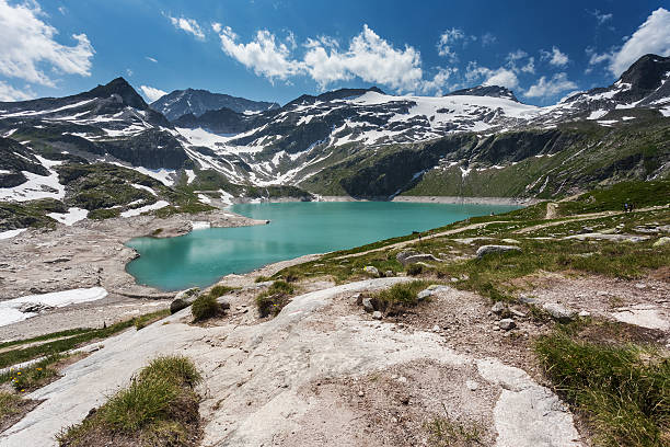 istock Turquoise lake in the high mountains. Austria 537252544